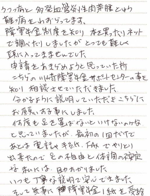 うつ病　①　40代女性